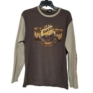 Harley Davidson Grand Canyon Bellemont AZ Large Long Sleeve T-shirt Made in USA